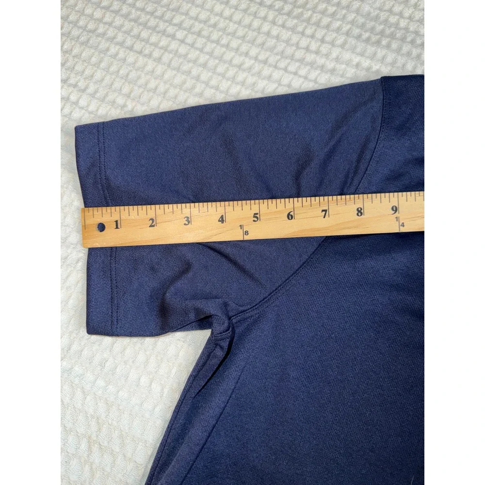 Nike Golf Polo Shirt Mens Size M Navy Blue Dri-FIT Short Sleeve